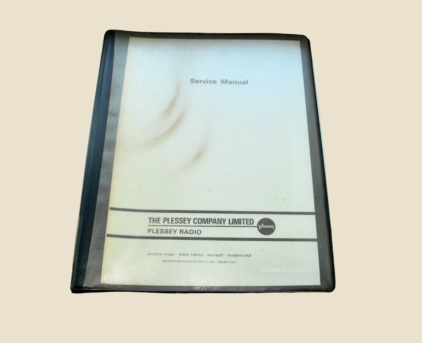 1969 Plessey Service Manual For A PR153A Single Side Band (SSB) Receiver