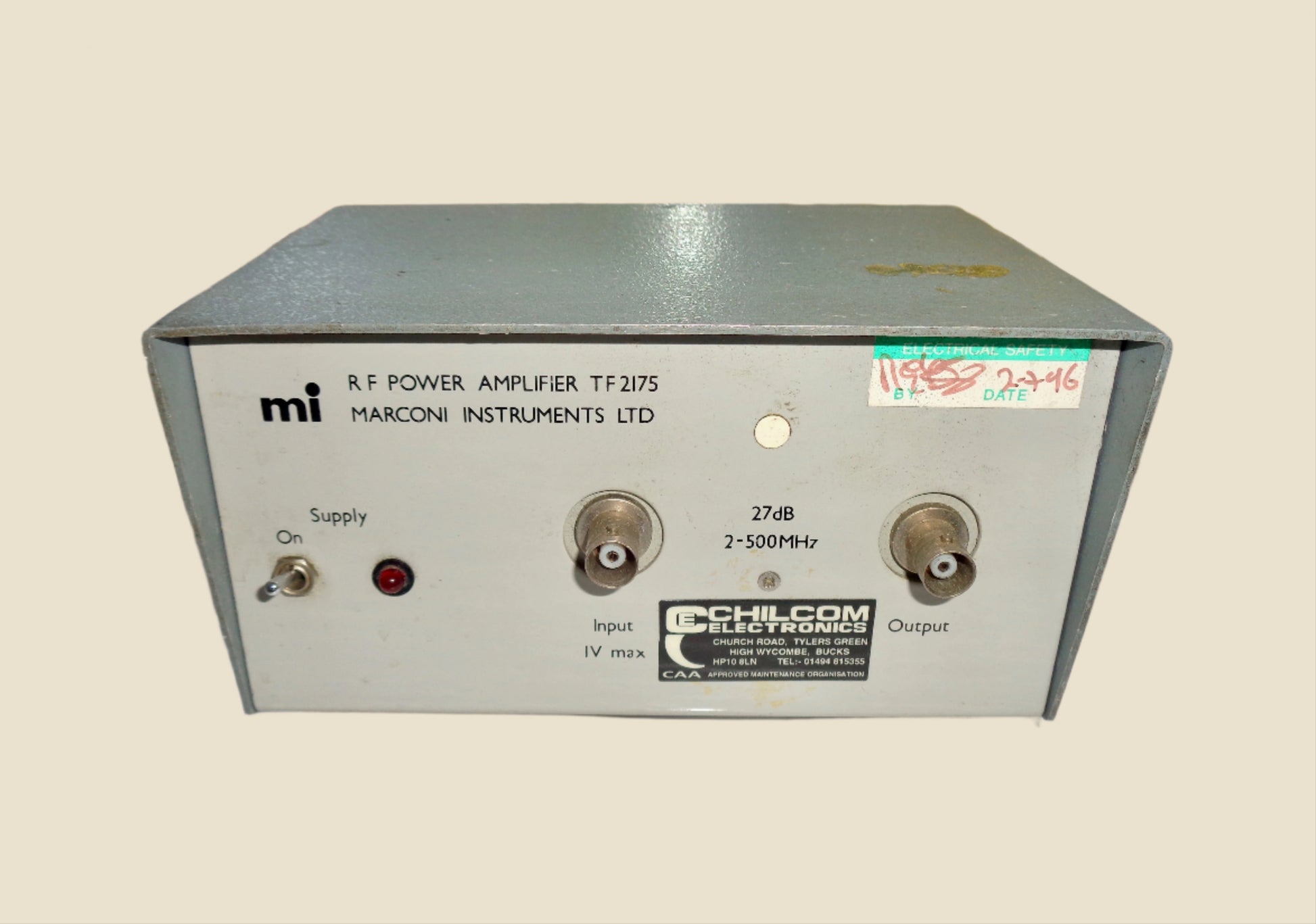 1970s Marconi TF2175 RF Power Amplifier