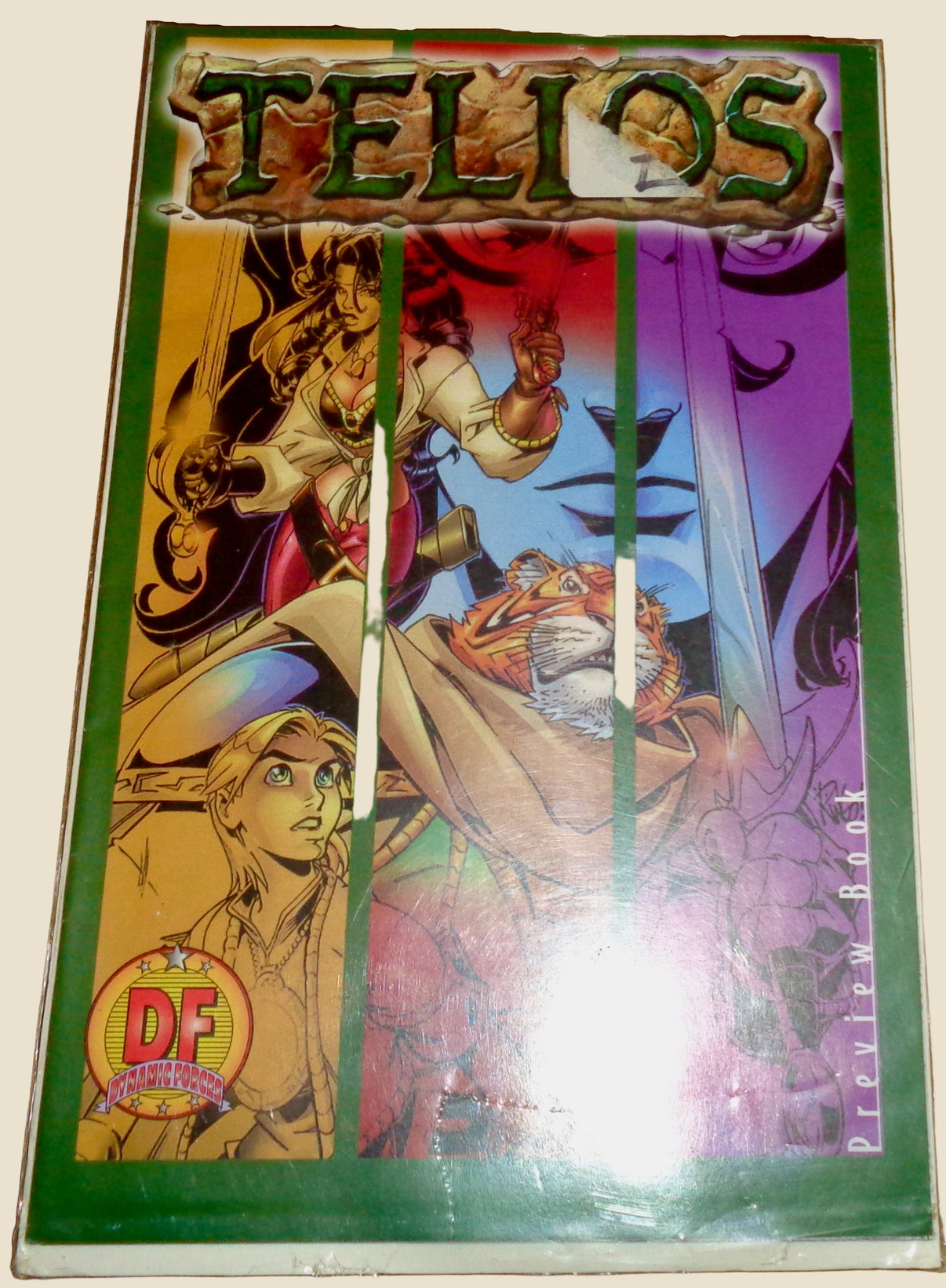 1999 Tellos Comics Preview Book Dynamic Forces Certificate Number 0027