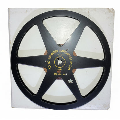 A Pair of British Ferrograph Recorder 7 Inch Aluminium Tape Reels