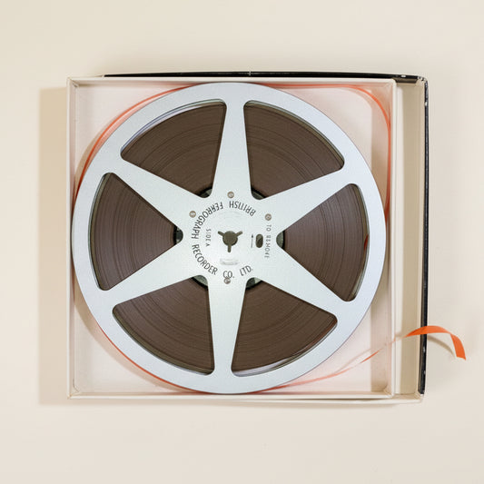 A Pair of British Ferrograph Recorder 7 Inch Aluminium Tape Reels