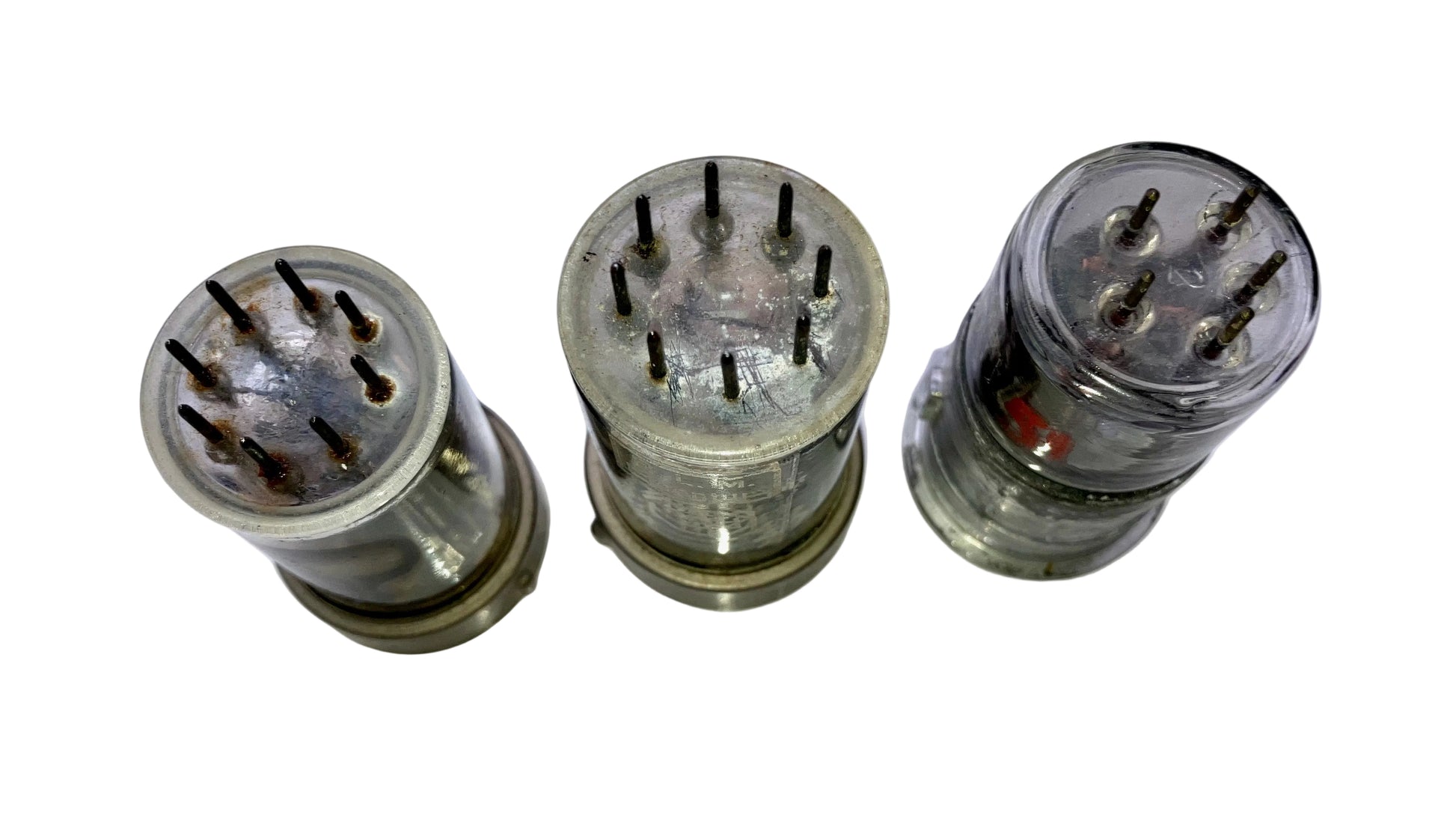 Collection of Three WW2 Wehrmacht Eigentum German Thermionic Valves