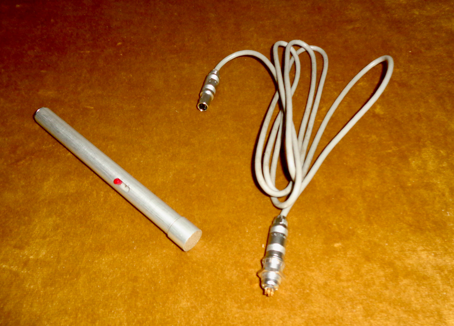 1960s AKG C451 Style Pencil Microphone With Lemo Connectors And Lead