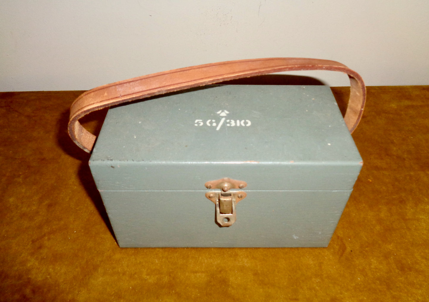 1956 RAF Circuit Testers Wood Storage Box 5G/310 Without Contents