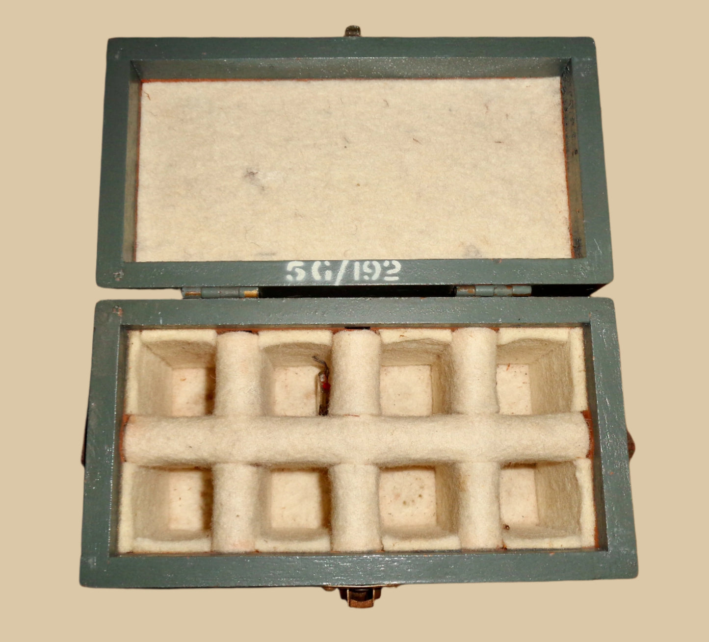 1956 RAF Circuit Testers Wood Storage Box 5G/310 Without Contents