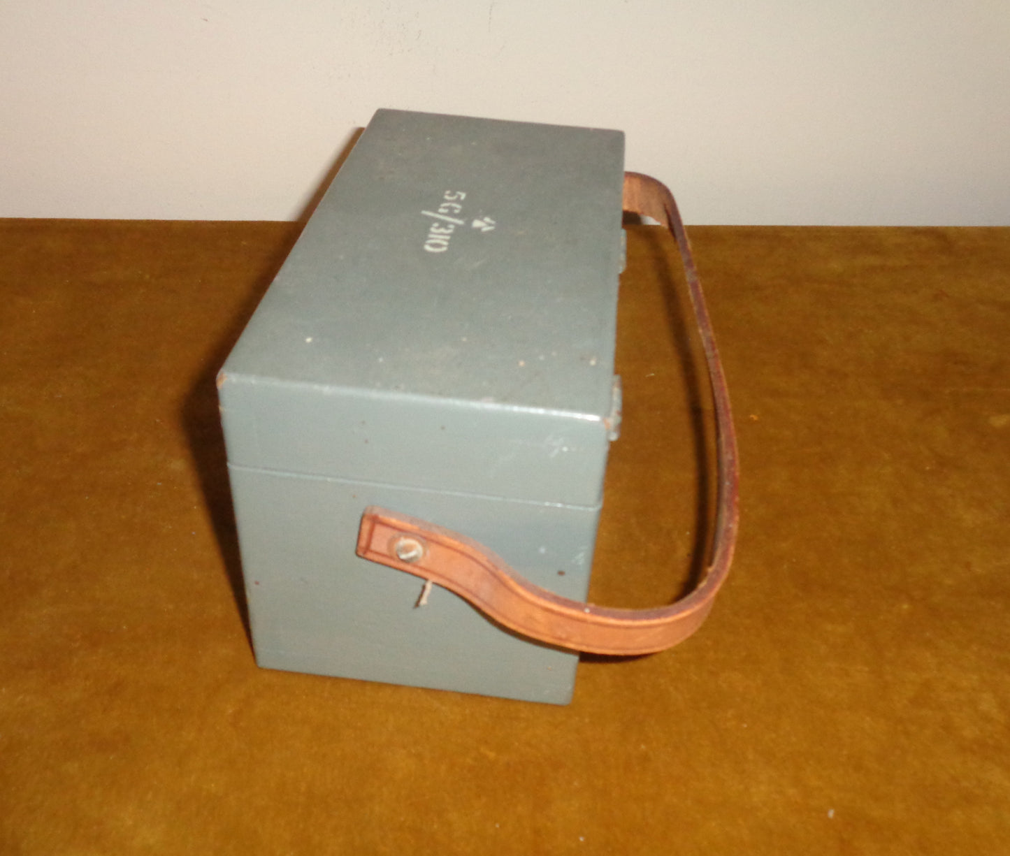 1956 RAF Circuit Testers Wood Storage Box 5G/310 Without Contents