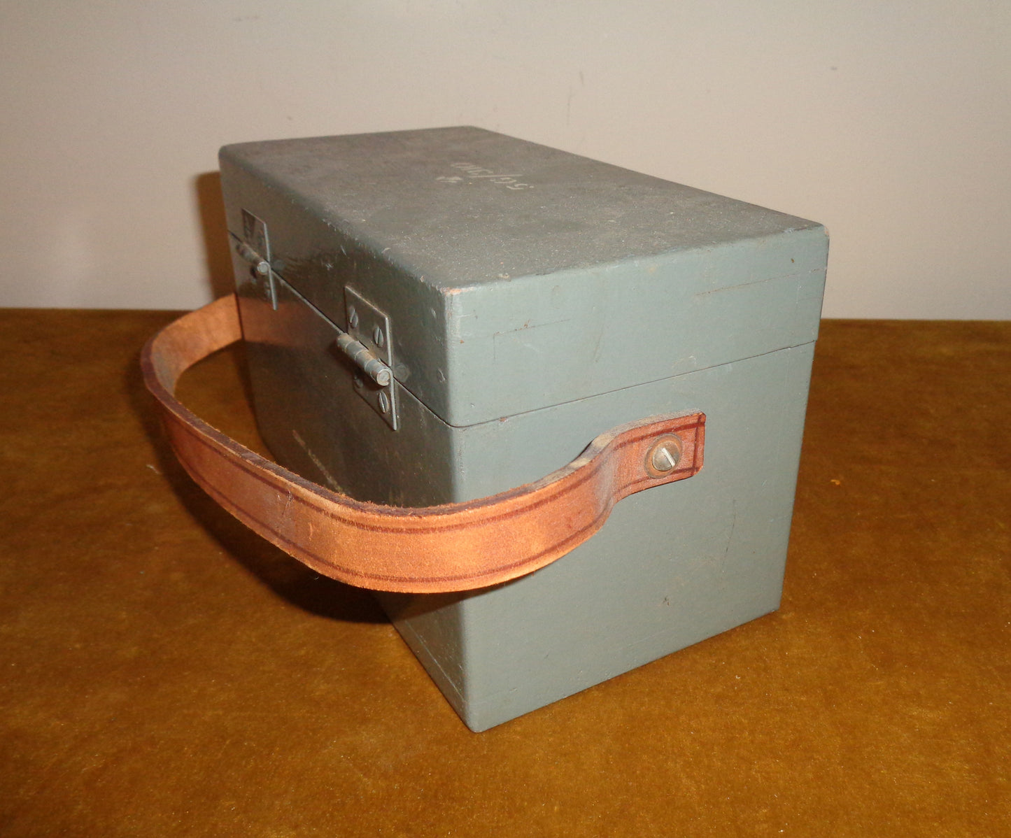 1956 RAF Circuit Testers Wood Storage Box 5G/310 Without Contents