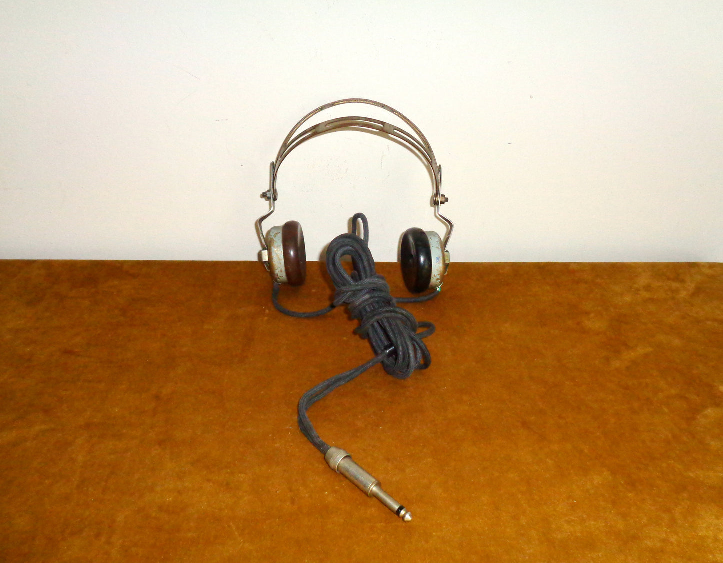 Vintage Ericsson XII 2000 Ohms Headphones Made From Aluminium And Bakelite