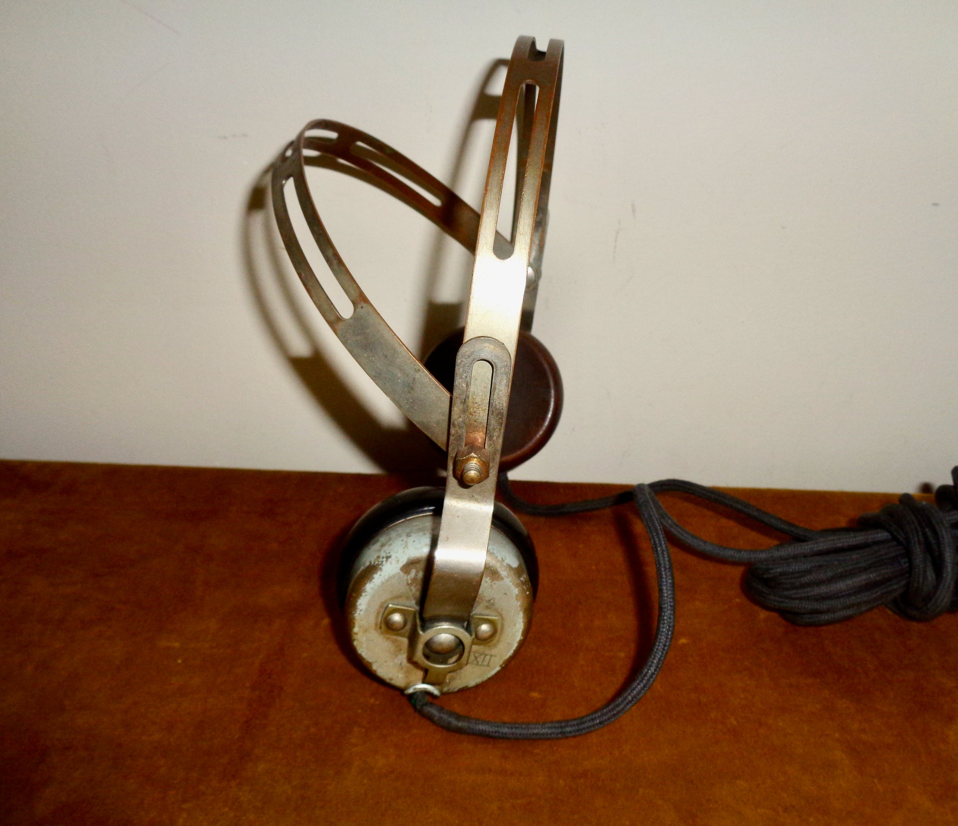 Vintage Ericsson XII 2000 Ohms Headphones Made From Aluminium And Bakelite