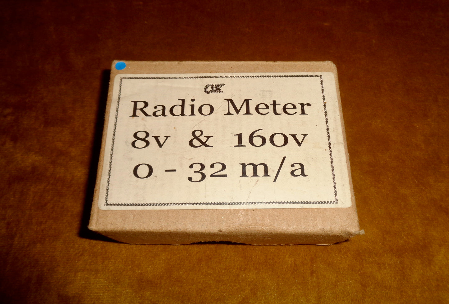 1930s OK Pocket Radio 8v & 160v Voltmeter and 0-32 Milliammeter