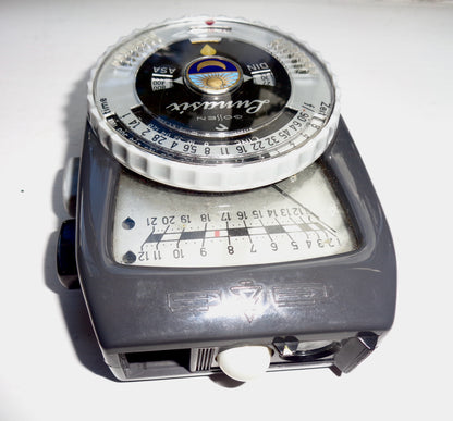 Vintage 1960s Gossen Lunasix Battery Light Exposure Meter