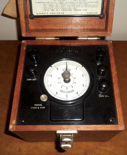 Vintage Synclock Precision Time Interval Meter Made By Everett Edgcumbe