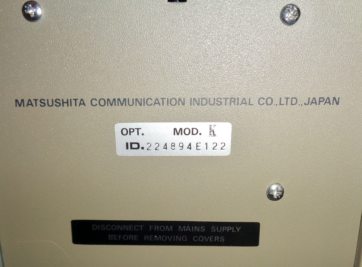 National AC Voltmeter VP9623A 1MHz 2 Channel