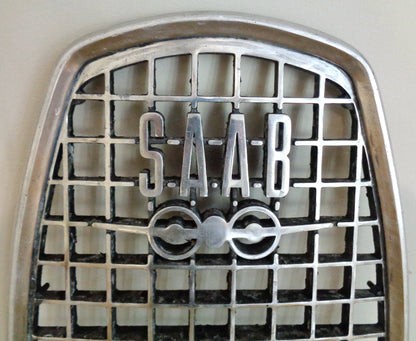 1960s Saab 96 Two Stroke Bullnose Radiator Grille With Aircraft Logo