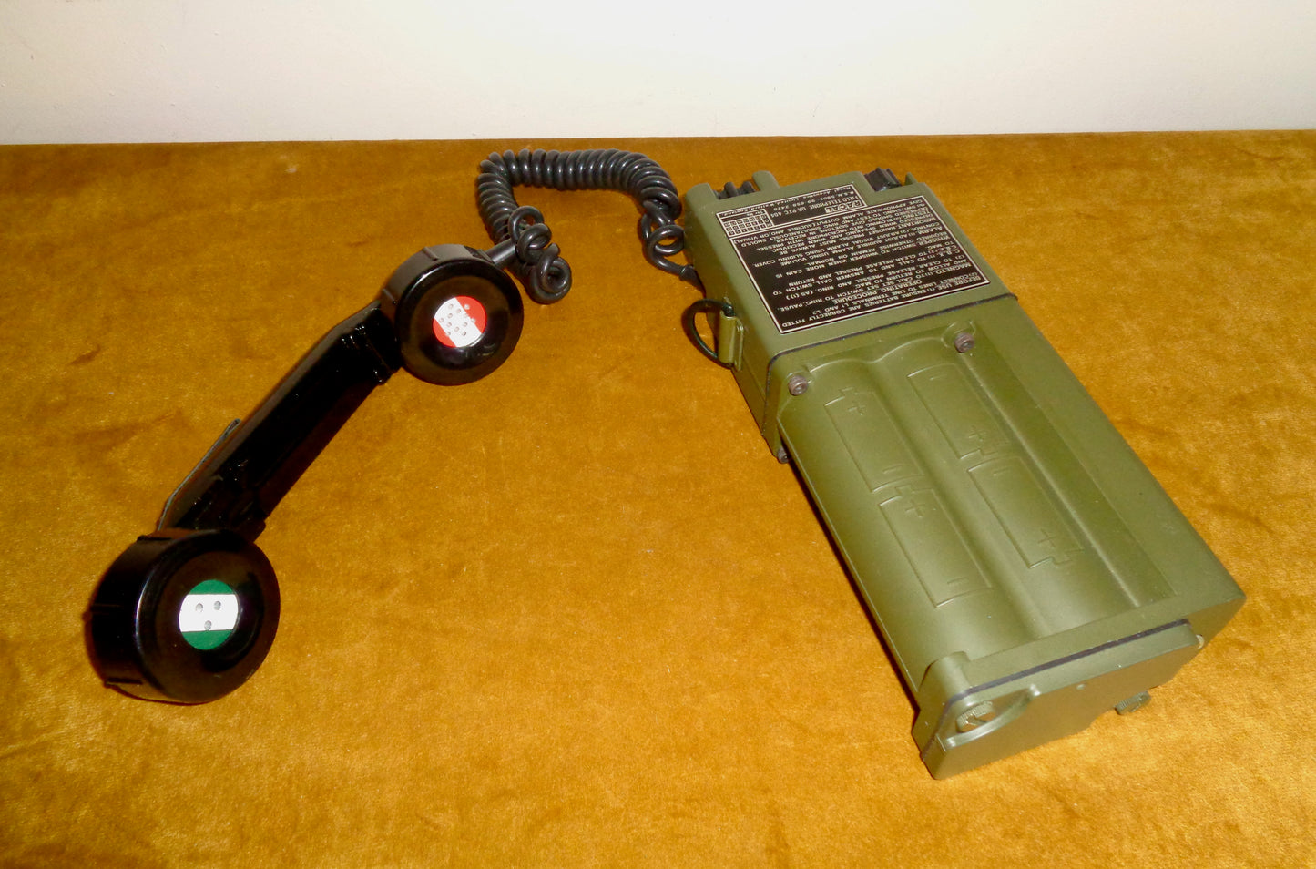 Racal UK PTC-404 Field Telephone Made For The British MOD. Brand New Old Stock