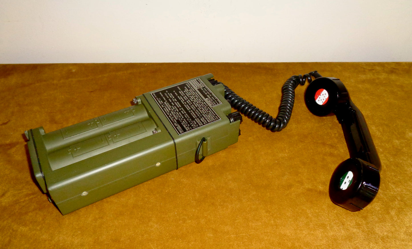 Racal UK PTC-404 Field Telephone Made For The British MOD. Brand New Old Stock