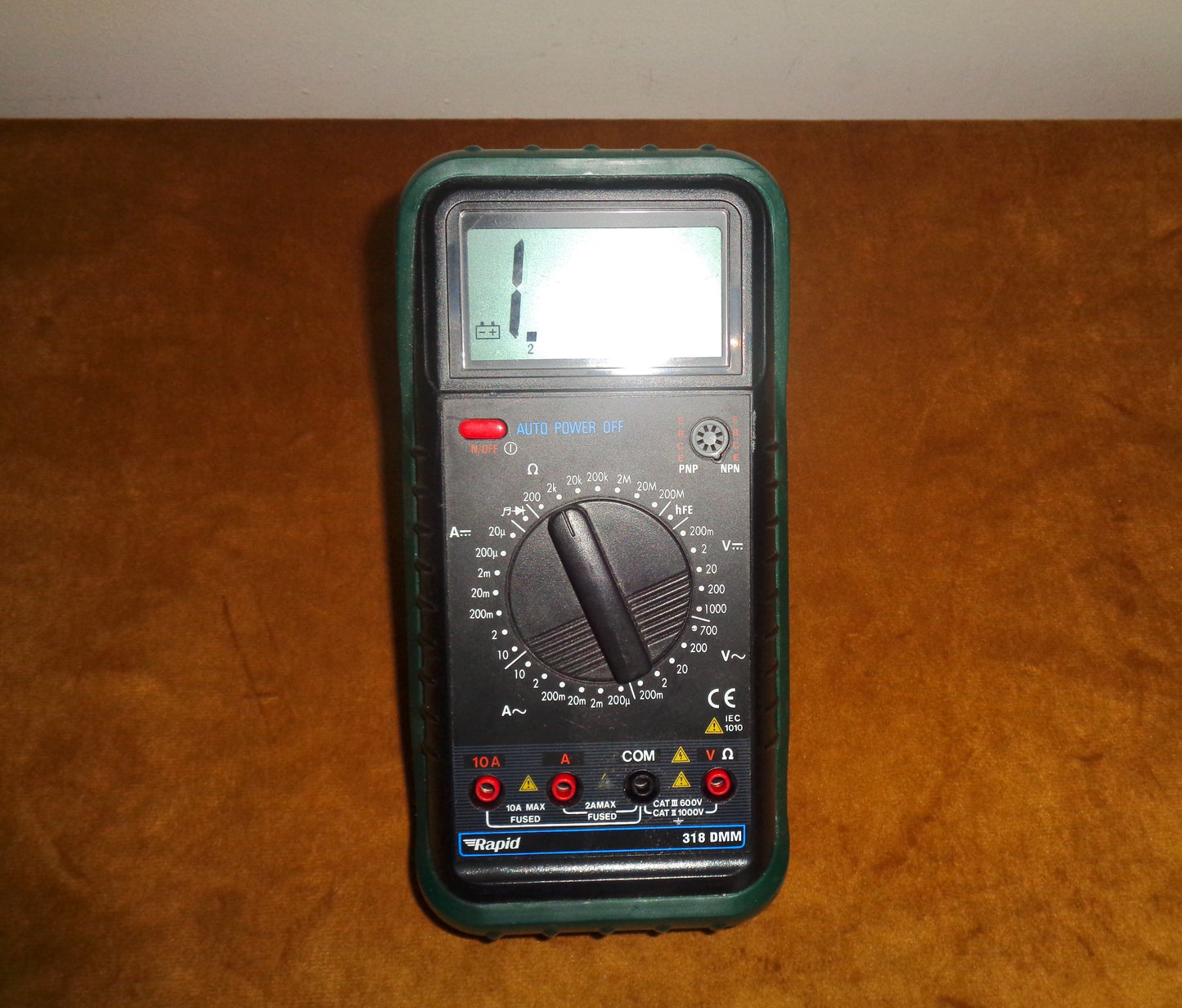 Preowned Rapid Multimeter 318DMM With Probes In Working Condition