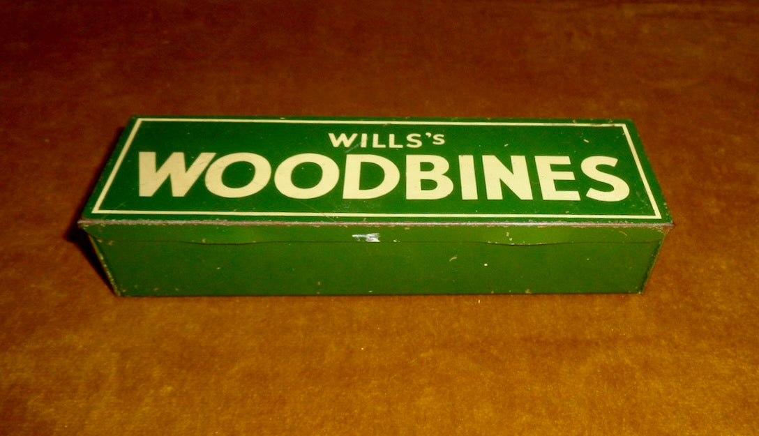 Set of 28 Wills's Woodbine Dominoes Empire Size In Tin Box