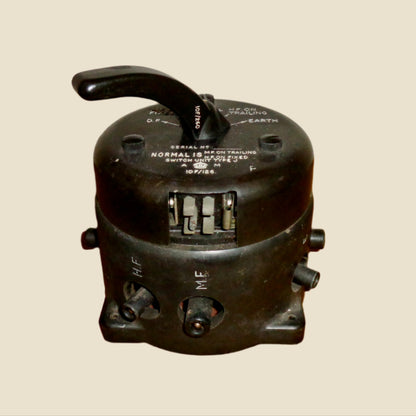 WW2 RAF Air Ministry AM Aerial J Switch 10F/126 For A Military Radio R1155/T1154