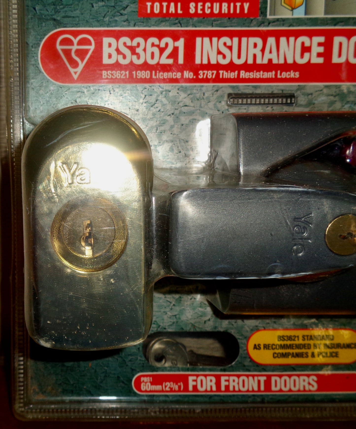 PBS1 Yale BS3621 Insurance 60mm Door Lock. Brand New Old Stock