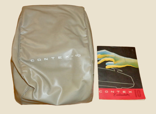 Vintage Contex 10 Manual Mechanical Calculating Machine Model E