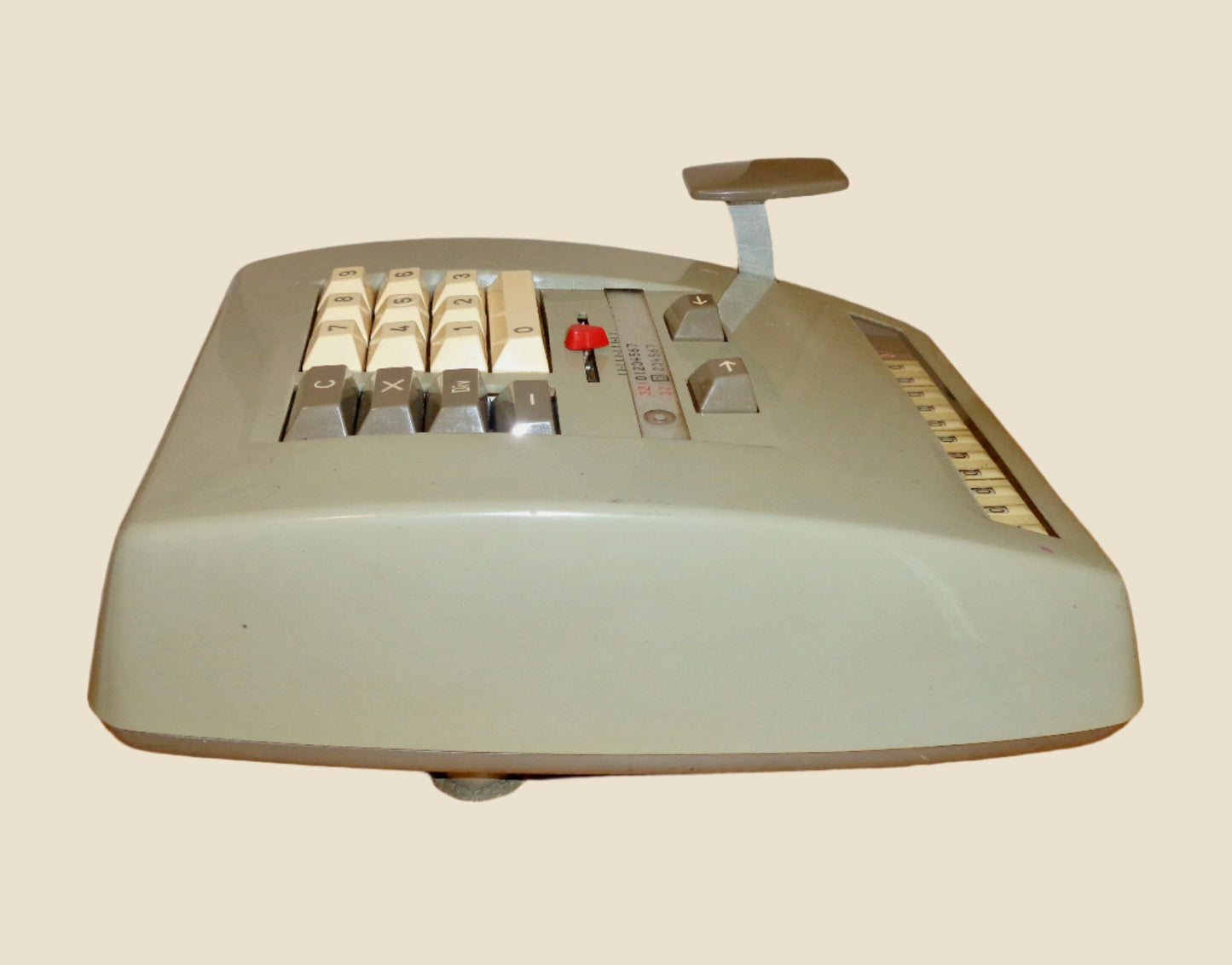 Vintage Contex 10 Manual Mechanical Calculating Machine Model E