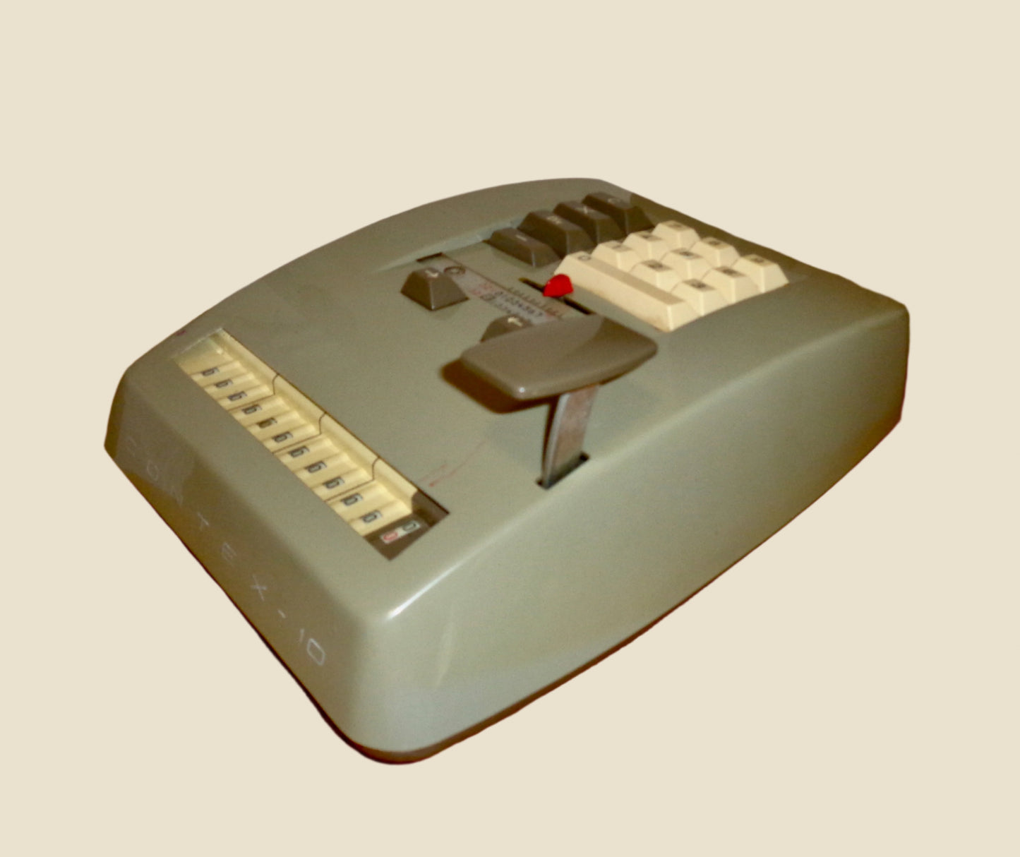 Vintage Contex 10 Manual Mechanical Calculating Machine Model E