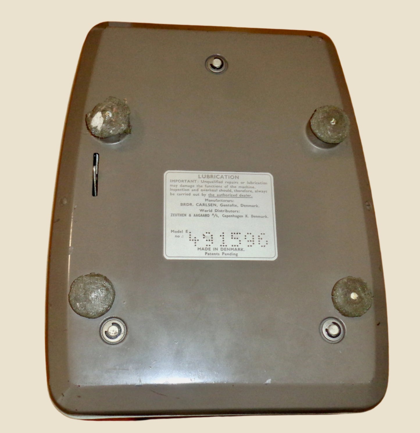 Vintage Contex 10 Manual Mechanical Calculating Machine Model E