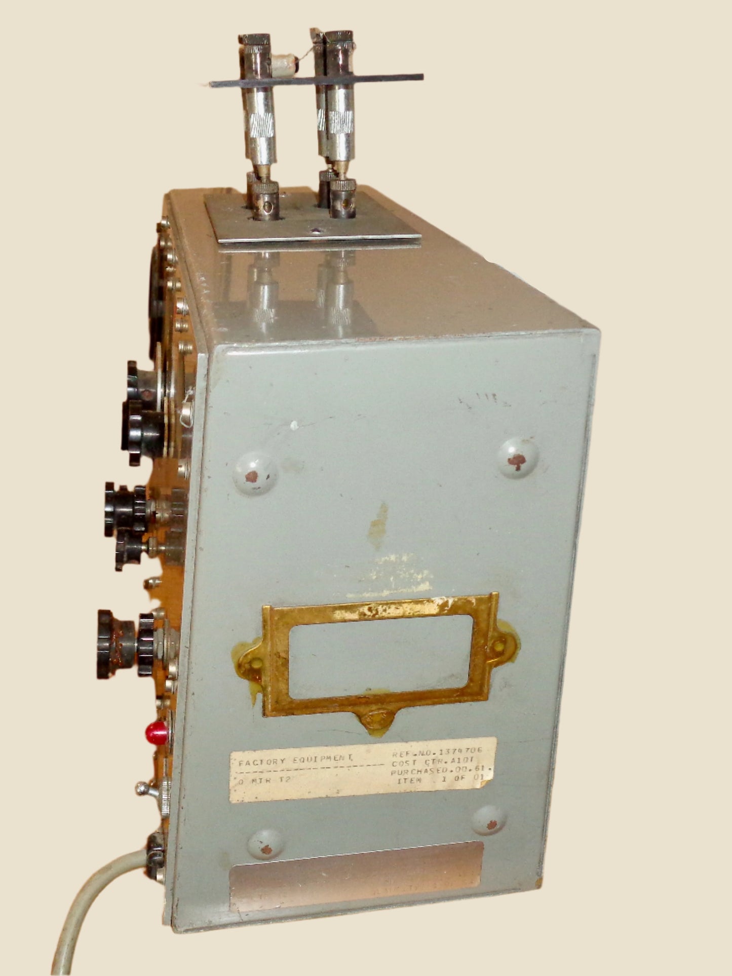 1960s Advance Q Meter Type T2 Circuit Magnification Meter