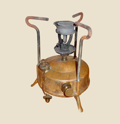 Vintage Primus No.210 Portable Paraffin Picnic / Camping Stove In Its Original Tin Case