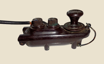 WW2 10F/7741 Type F Bathtub Military Morse Key