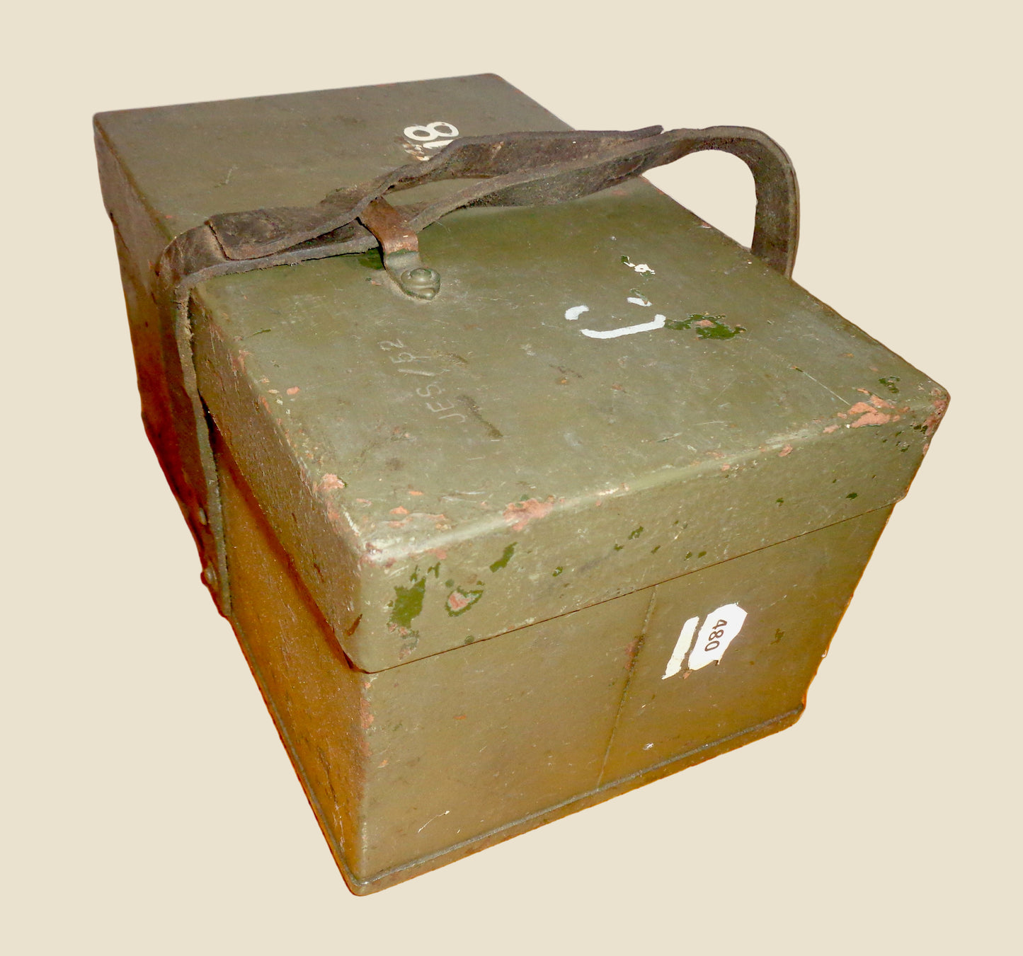 Vintage British Army Ration Tin C18 JES/52