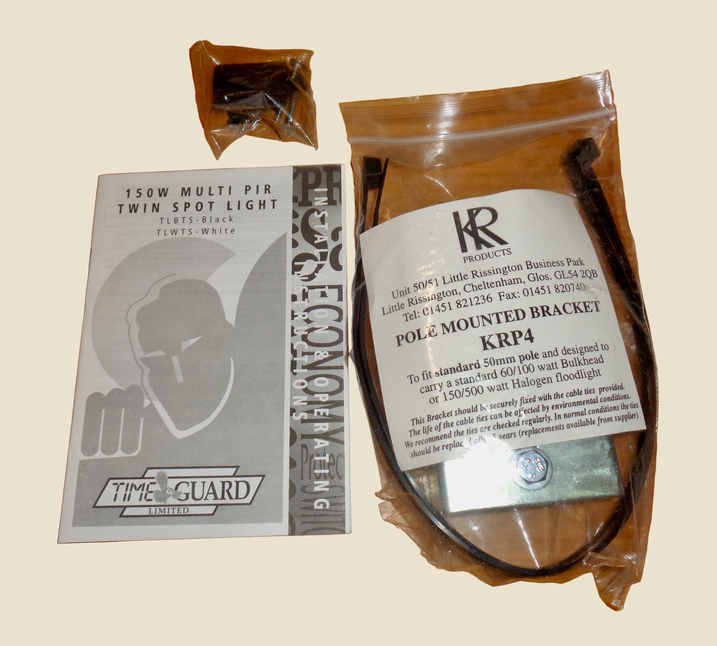 Time Guard 150W Multi Security PIR Twin Halogen Spotlight Model TLBTS