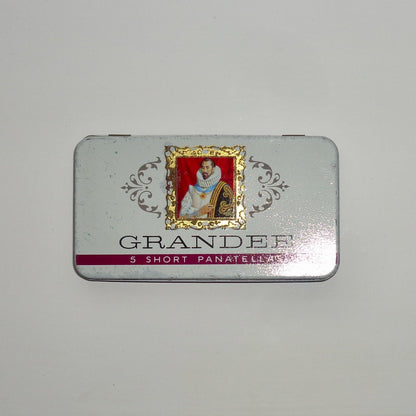 Vintage Grandee Empty 5 Short Panatellas Tin
