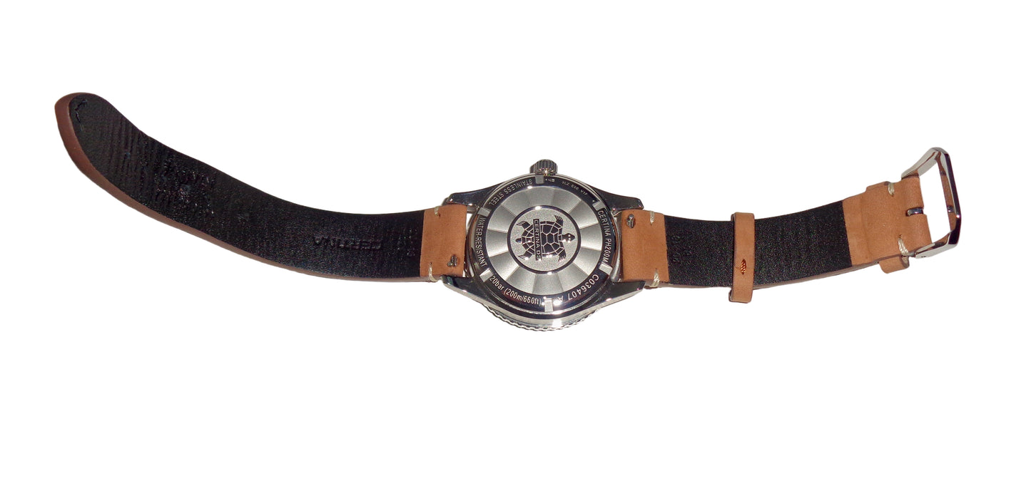 Certina DS PH200M Automatic Diver's Watch With Black Dial And Two Straps