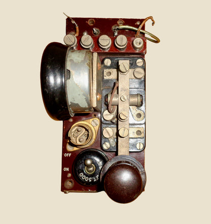 1940s Admiralty Pattern 1271 Buzzer Repeater And Key Unit Group 11 No.2 MK II WT 8 Amp