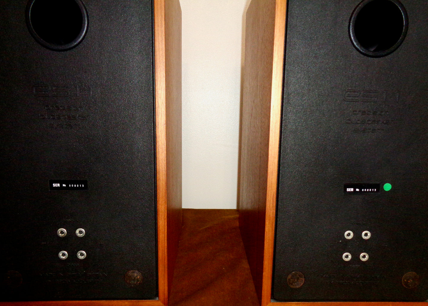 Epos ES11 Speakers Matched Pair With Walnut Veneer