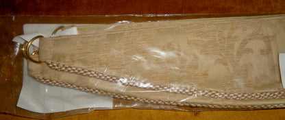 Vintage Rectella Florence Gold Jacquard Floral Tie Backs NOS