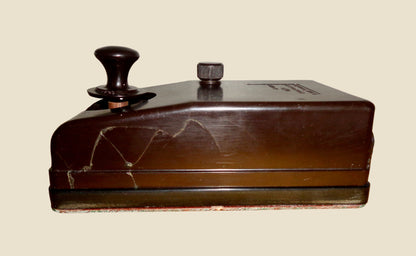 1940s Marconi Air Ministry D Type Morse Key 10A/7373 With A Cracked Cover