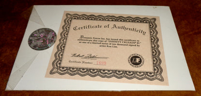 1993 Marvel Comics Infinity Crusade #1 Limited Edition Signed by Ron Lim