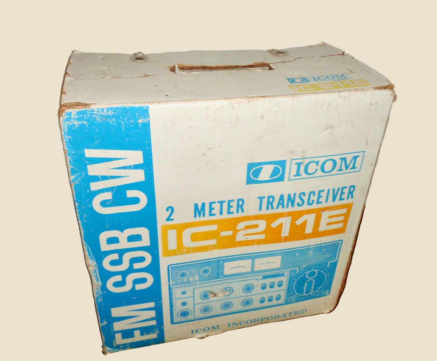 Icom IC-211E Portable Multi-mode 2-Metre Transceiver In Its Original Box Serial No. 06813