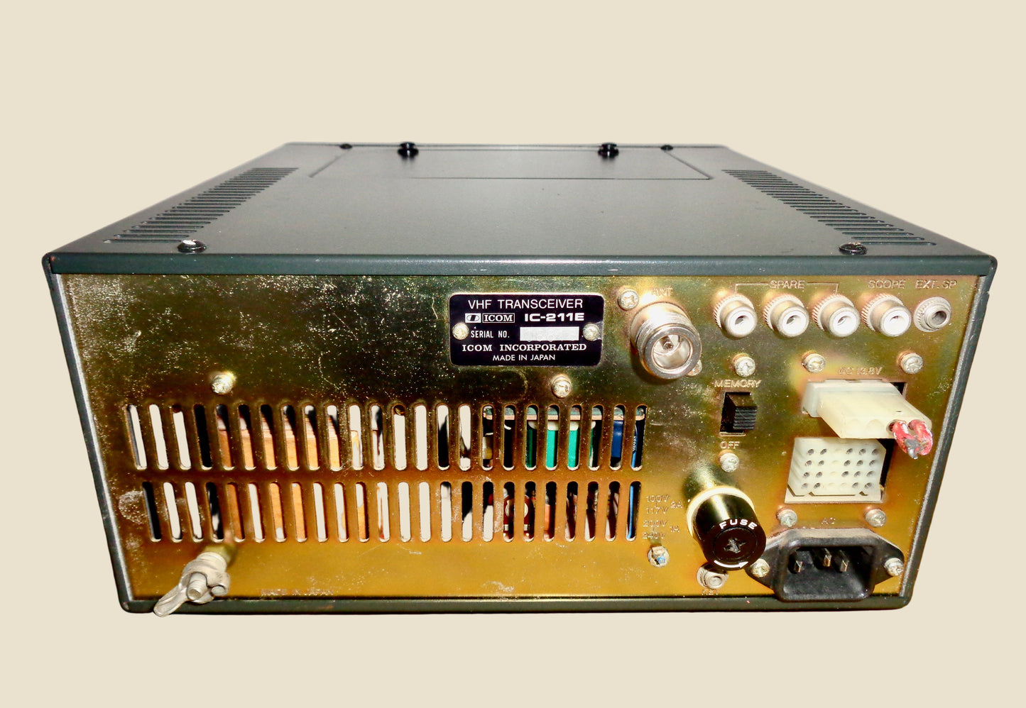 Icom IC-211E Portable Multi-mode 2-Metre Transceiver In Its Original Box Serial No. 06813