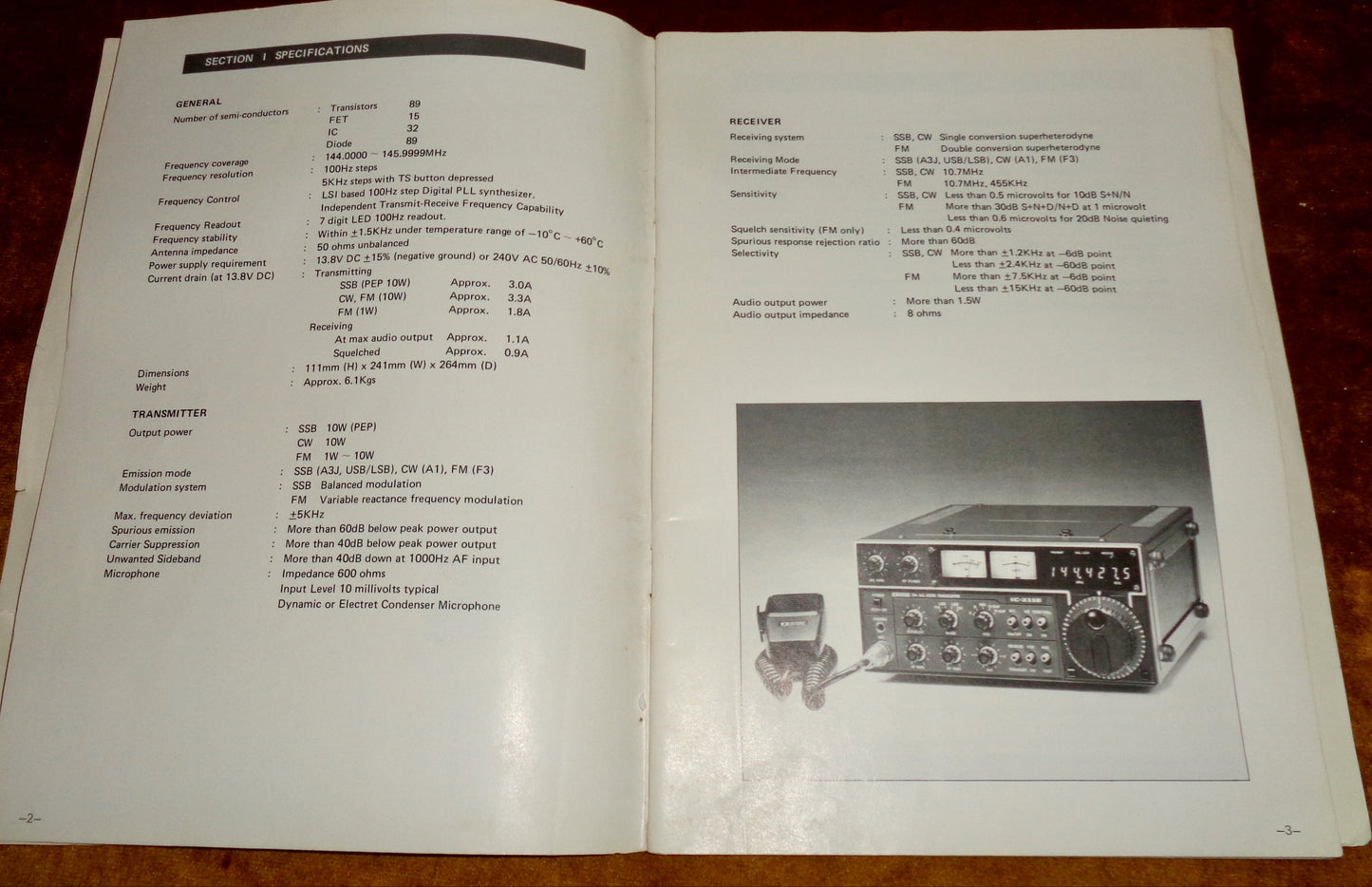 Icom IC-211E Portable Multi-mode 2-Metre Transceiver In Its Original Box Serial No. 06813