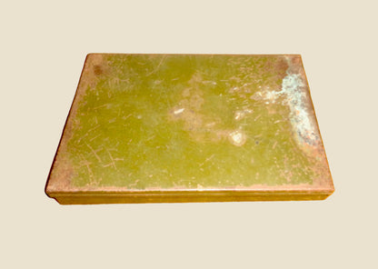 Vintage British Army Electrical Components / Hardware Spares Tin With Hinged Lid