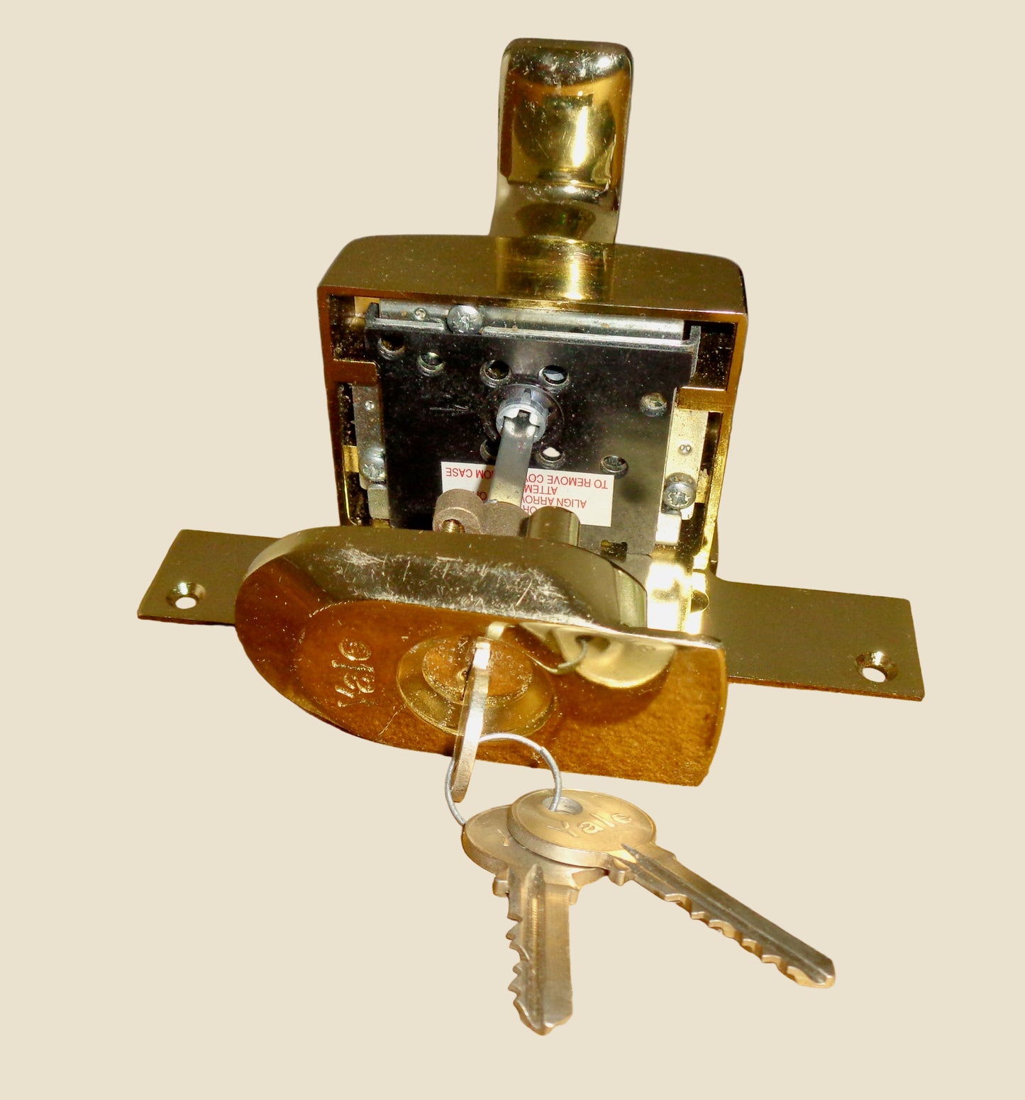 Preowned Yale BS3621 Insurance Brass Deadlock Night Latch. Brand New Old Stock