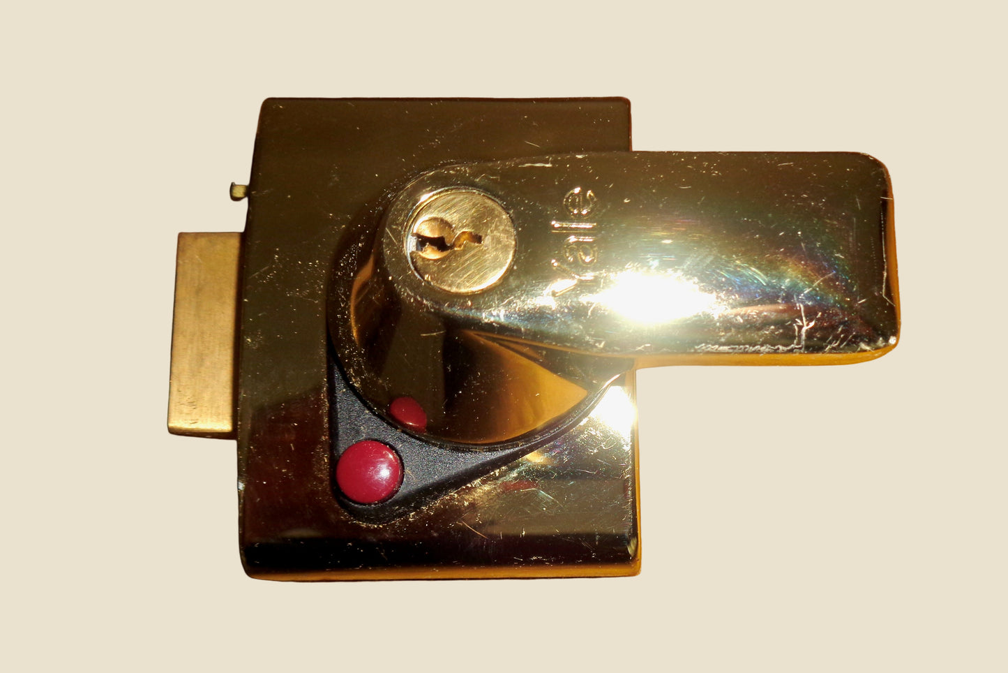 Preowned Yale BS3621 Insurance Brass Deadlock Night Latch. Brand New Old Stock