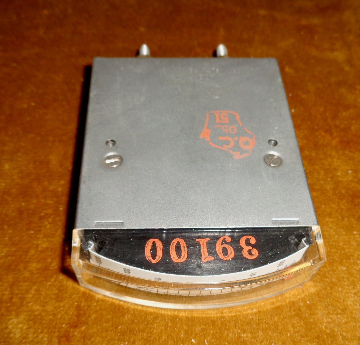 Vintage Simpson Edgewise Analogue Panel Meter Scale 0-1 DC Milliamps Model 1622