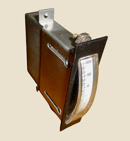 Vintage Simpson Edgewise Analogue Panel Meter Scale 0-1 DC Milliamps Model 1622
