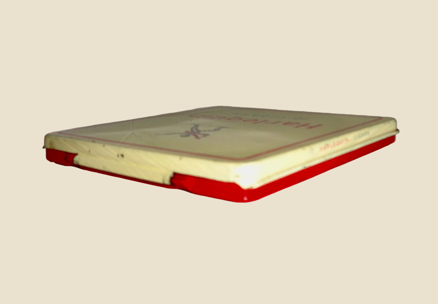 Vintage Harlequin Empty 10 Cigars Tin