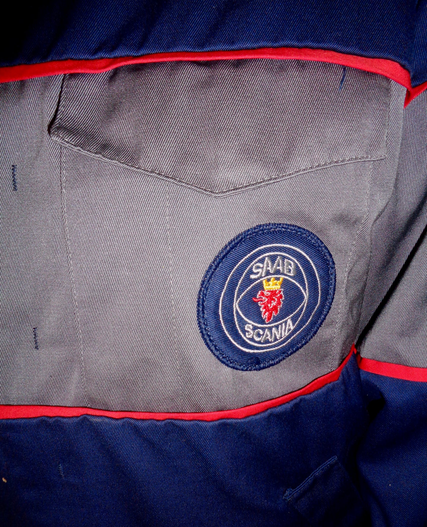 Saab UK Mechanics Workwear Jacket And Trousers. Chest Size 45 Inches and 34 Inch Waist